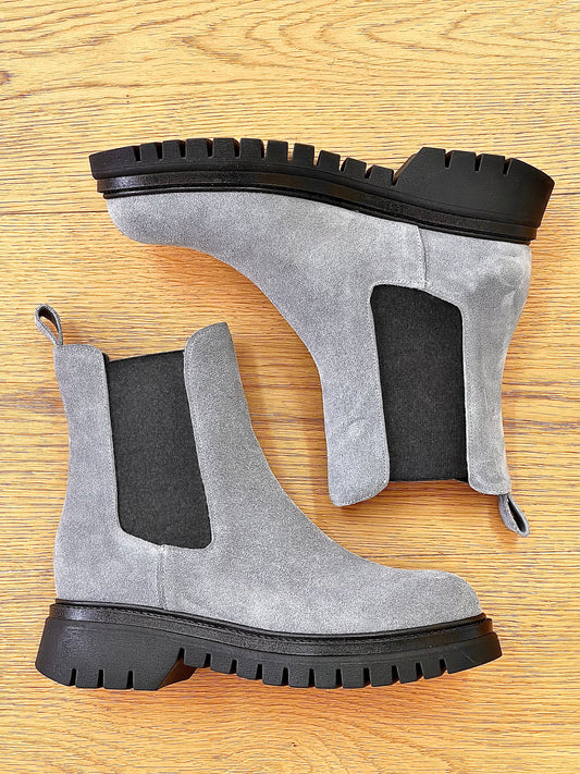 KAREN SUEDE GRAY