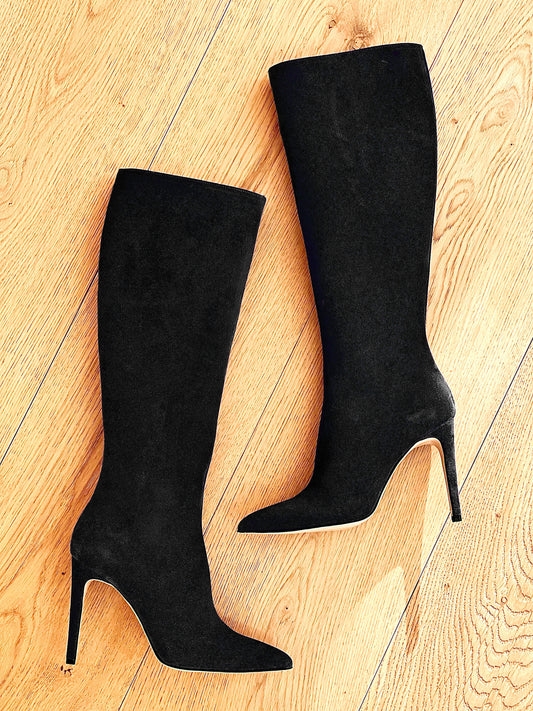 KELLY BLACK SUEDE