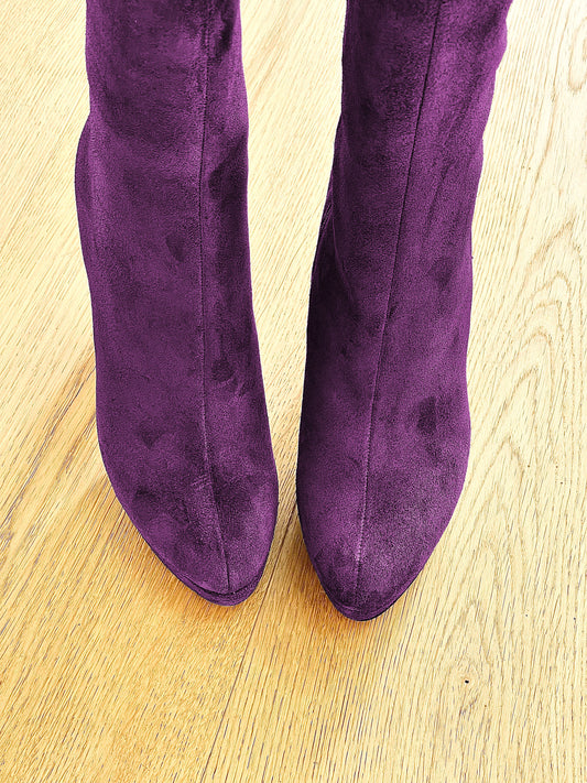 KRISTEN PURPLE SUEDE