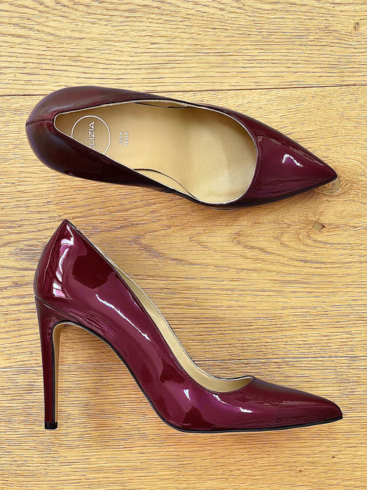 NOE BURGUNDY PATENT LEATHER