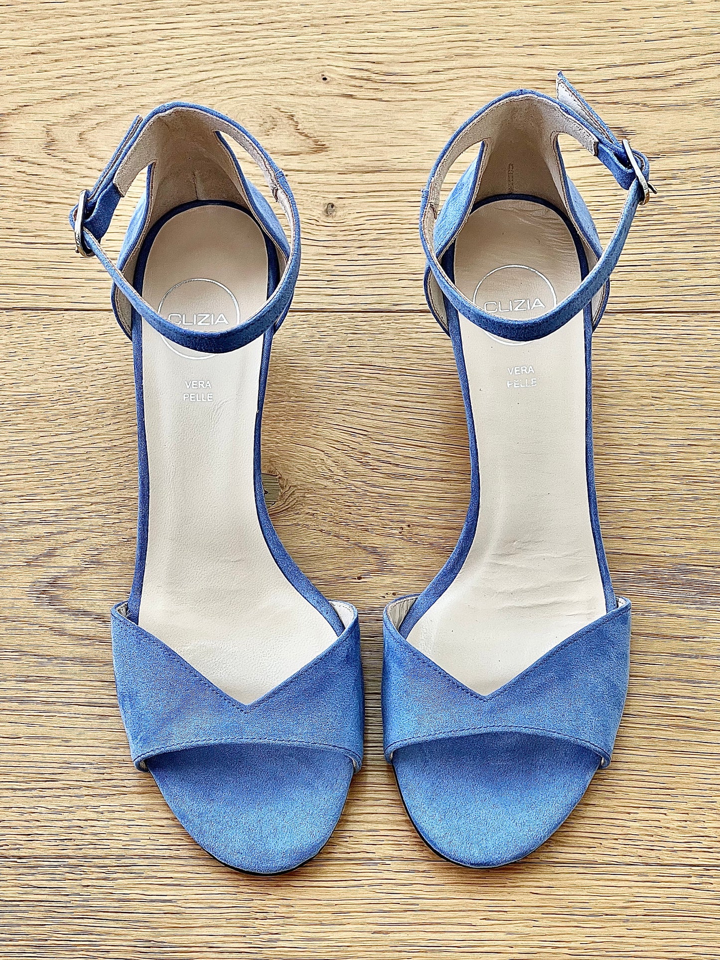 SHYLA LIGHT BLUE SUEDE