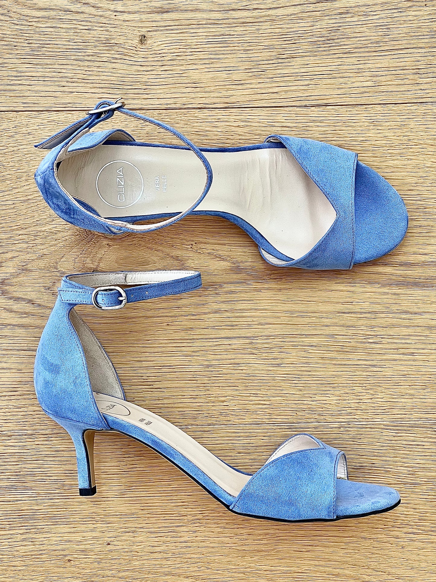 SHYLA LIGHT BLUE SUEDE