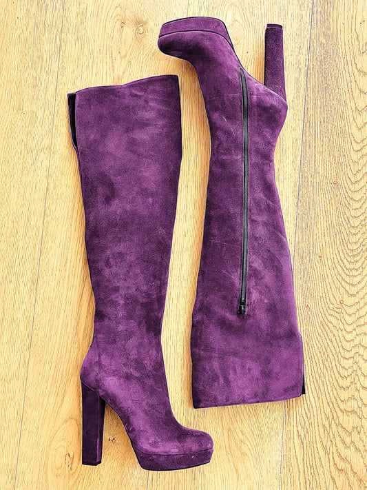 KRISTEN PURPLE SUEDE