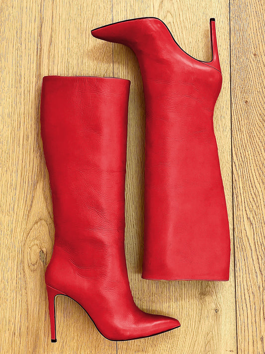 JUANA LEATHER RED