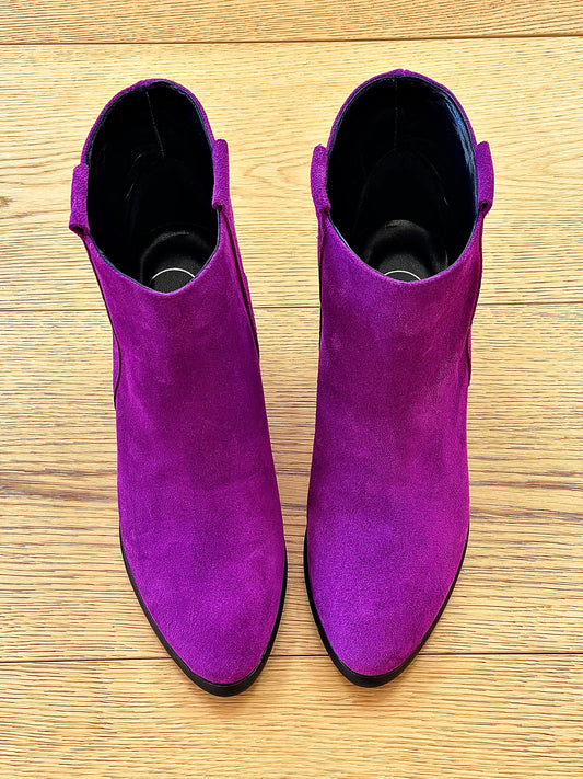 PURPLE SUEDE TESSA