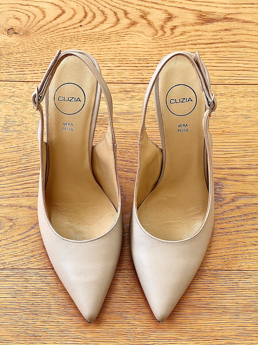 MARZIA BEIGE LEATHER