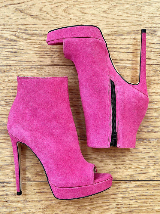 FUCHSIA SUEDE LONDON