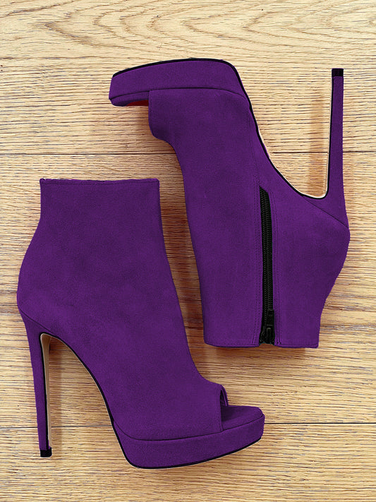 PURPLE SUEDE LONDON