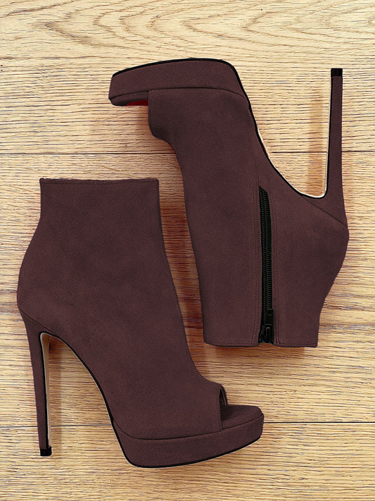 BROWN SUEDE LONDON