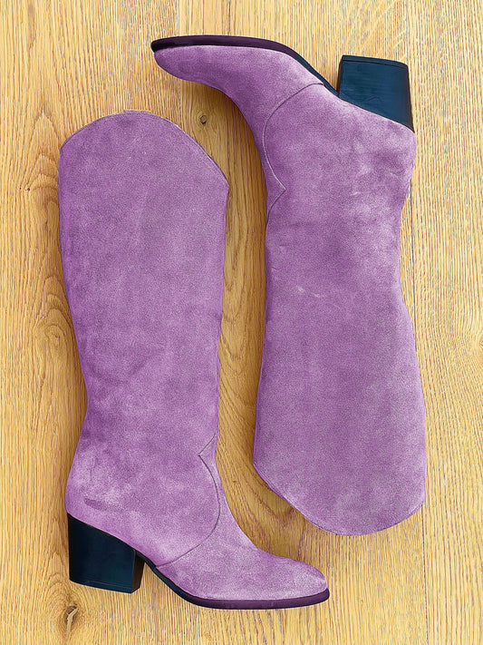 ARIEL SUEDE LILAC