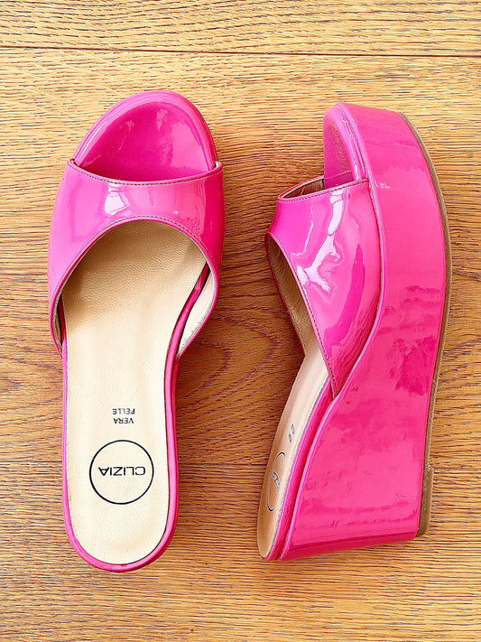 VENUS FUCHSIA PATENT LEATHER