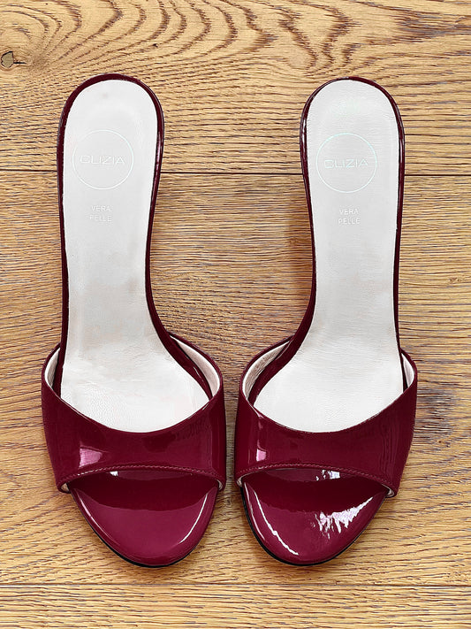 MORENA BURGUNDY PATENT LEATHER