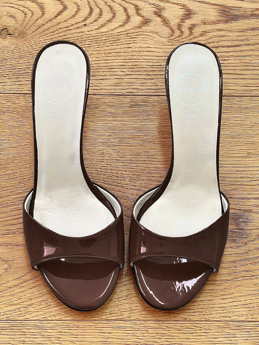 MORENA BROWN PATENT LEATHER