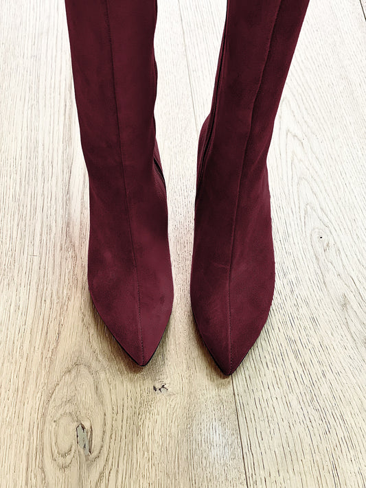 MARK BURGUNDY SUEDE