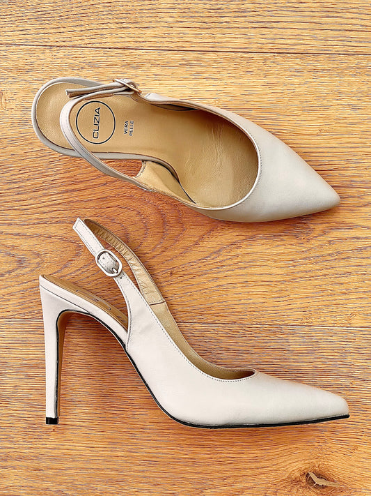 MARZIA BEIGE LEATHER