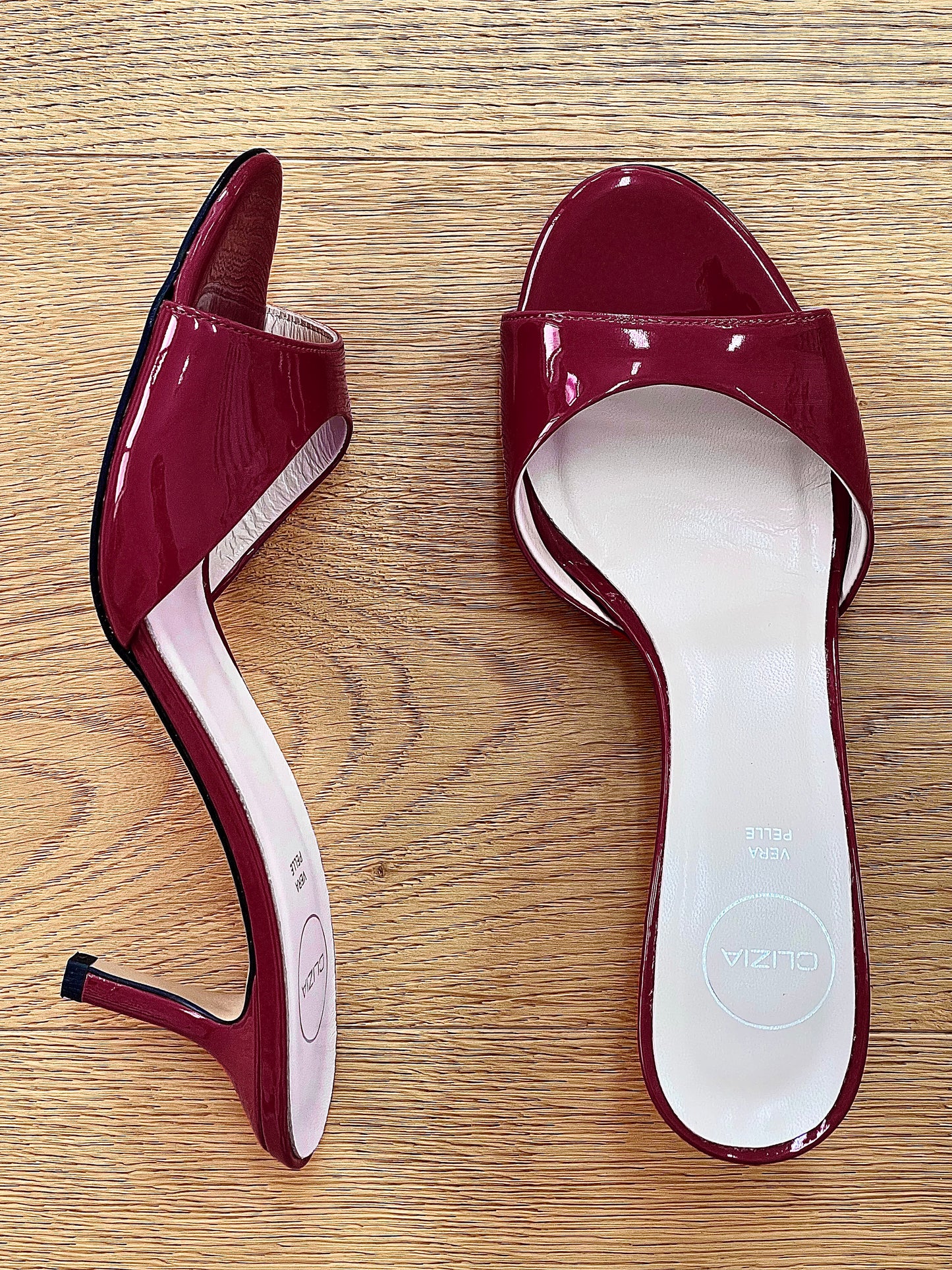 MORENA BURGUNDY PATENT LEATHER