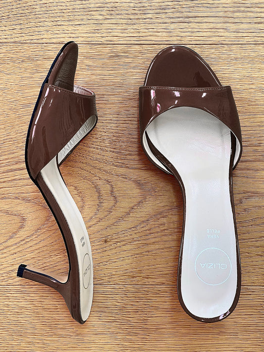 MORENA BROWN PATENT LEATHER