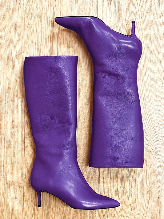 MELISSA PURPLE LEATHER