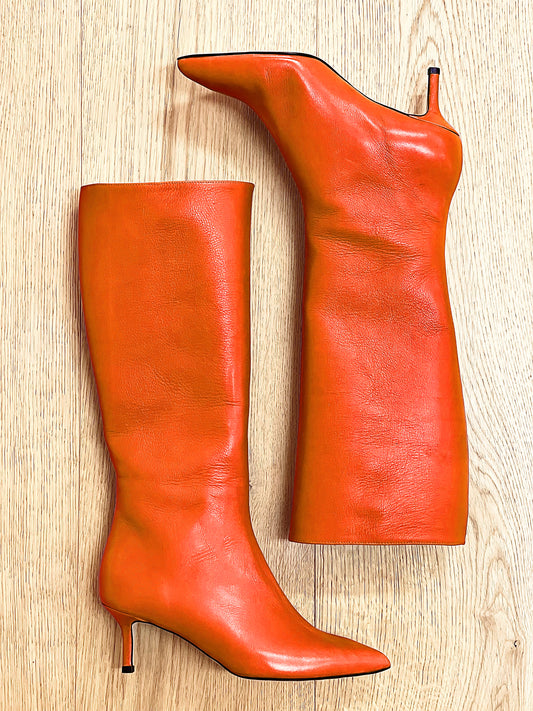 MELISSA ORANGE LEATHER