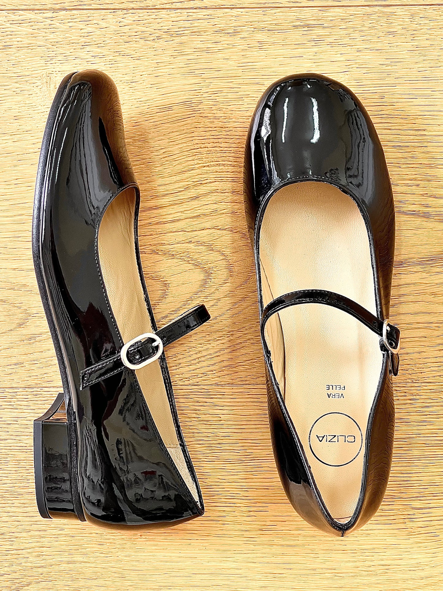 ZELIA BLACK PATENT LEATHER