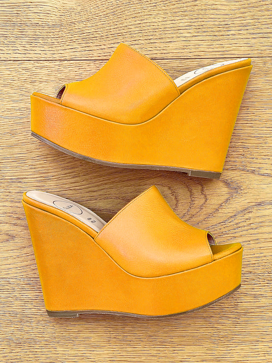 EMMA LEATHER YELLOW