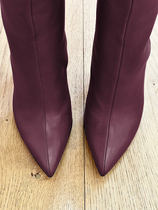 JUANA BURGUNDY LEATHER