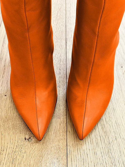 JUANA ORANGE LEATHER
