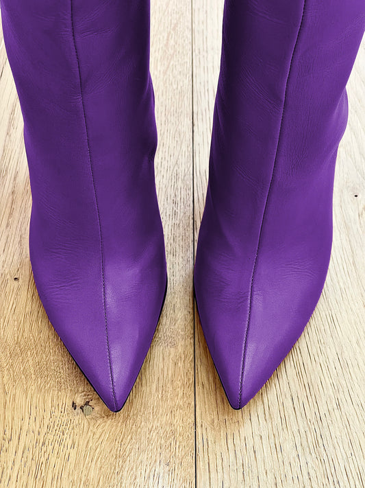 MELISSA PURPLE LEATHER