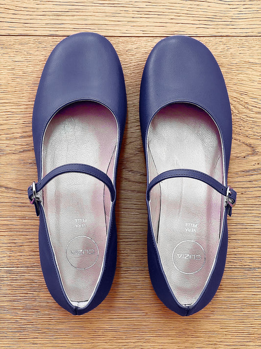 ZELIA BLUE LEATHER