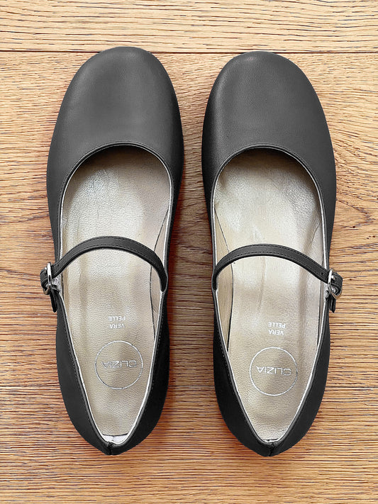 ZELIA LEATHER BLACK