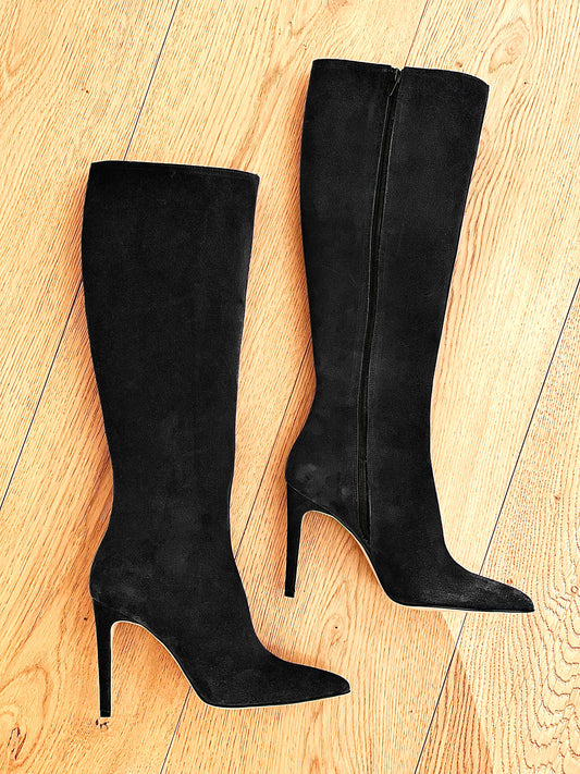 KELLY BLACK SUEDE
