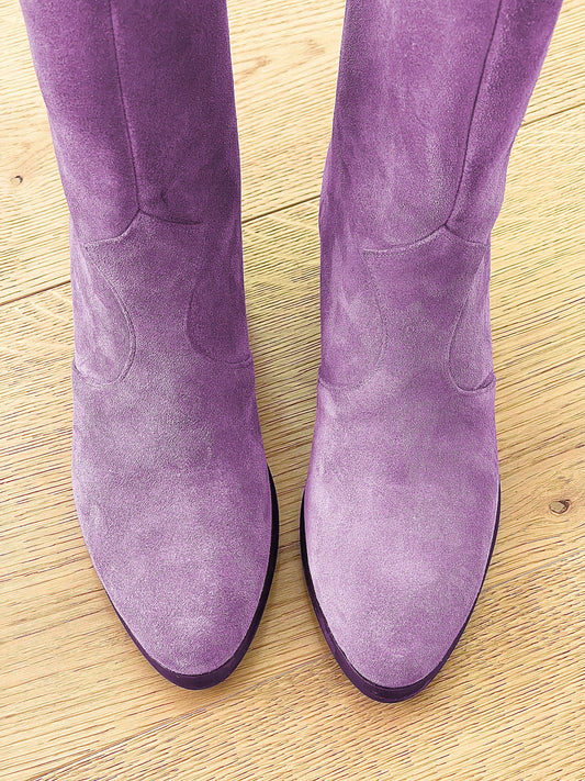 ARIEL SUEDE LILAC