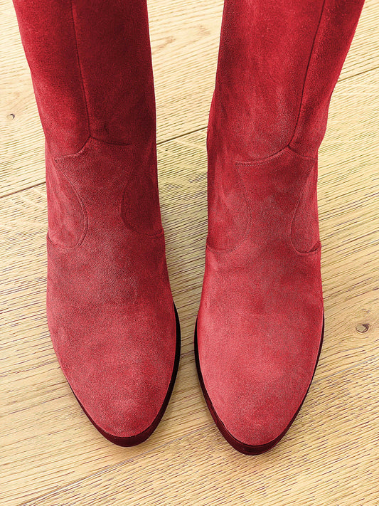 ARIEL SUEDE RED