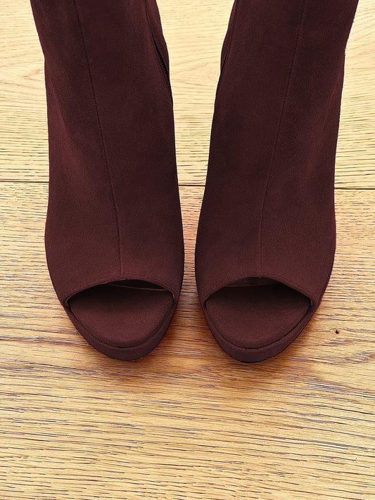 BROWN SUEDE LONDON