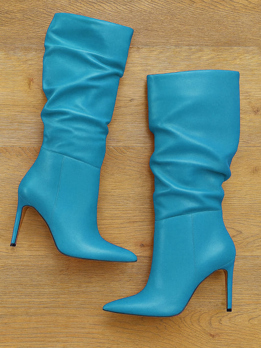 ARZU LEATHER BLUE