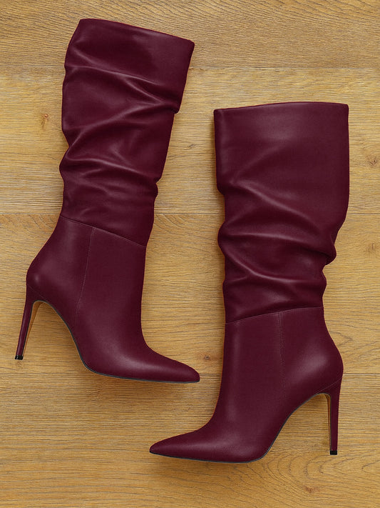 ARZU BURGUNDY LEATHER