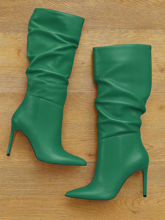 ARZU GREEN LEATHER