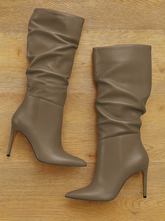 ARZU TAUPE LEATHER
