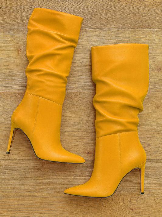 ARZU LEATHER OCHRE