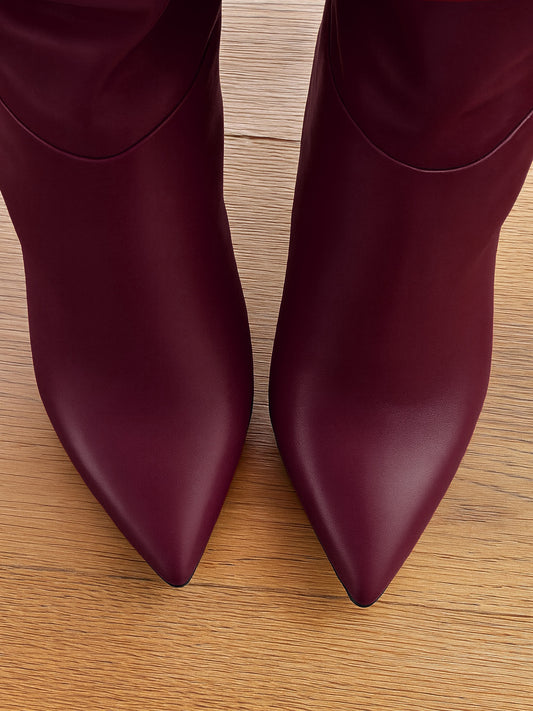 ARZU BURGUNDY LEATHER