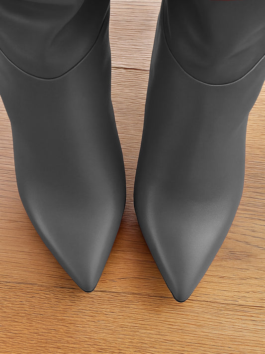 ARZU LEATHER GRAY
