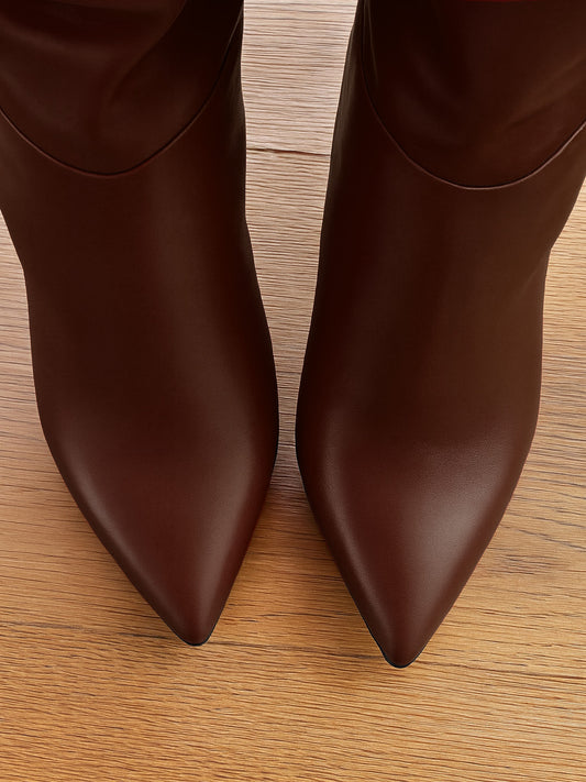 ARZU BROWN LEATHER