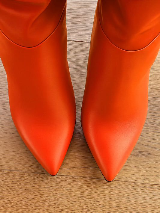 ARZU ORANGE LEATHER