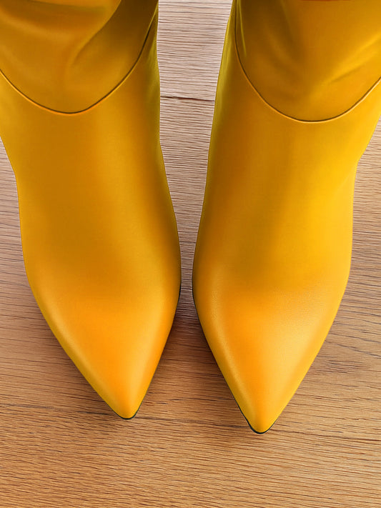 ARZU LEATHER OCHRE
