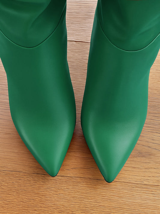 ARZU GREEN LEATHER