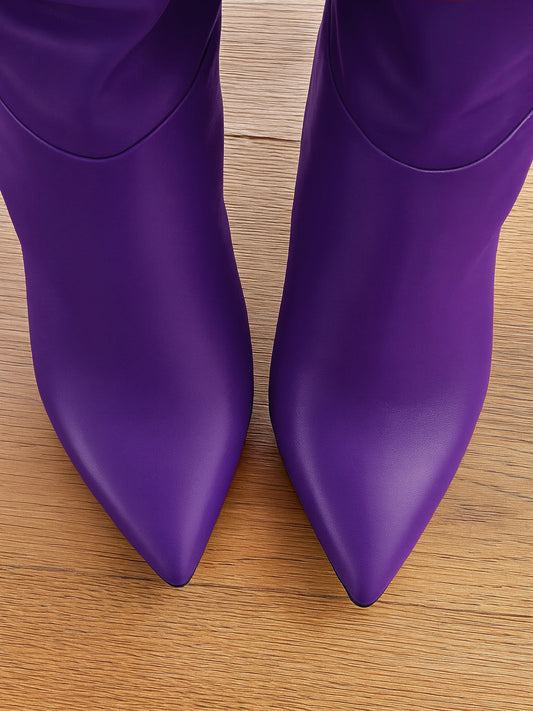 ARZU PURPLE LEATHER