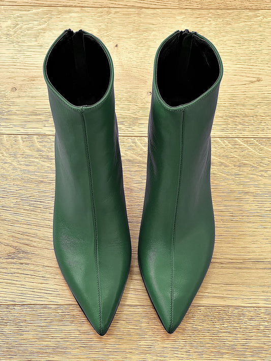 IRIS GREEN LEATHER