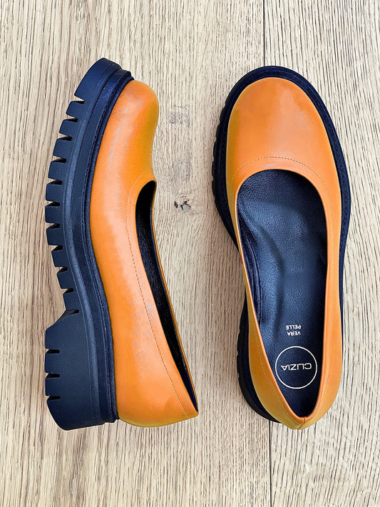AMBER OCHRE LEATHER