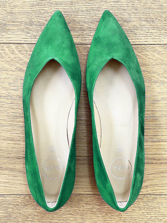 SWAMI GREEN SUEDE