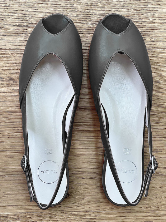 CECIL LEATHER GRAY